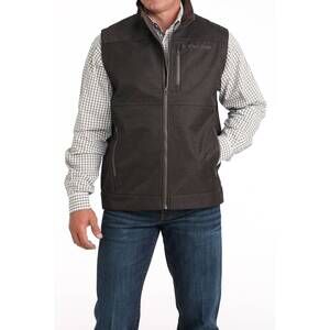 NEW CINCH softshell bonded vest in brown